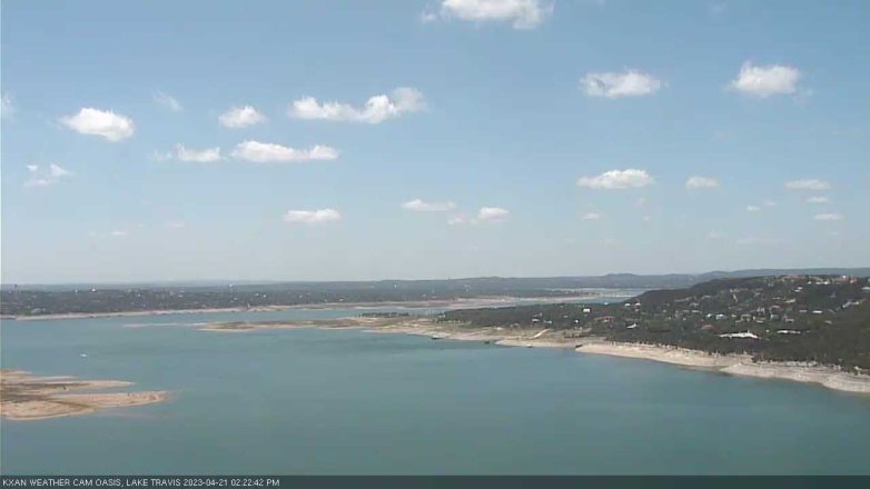 Lake Travis webcam, April 21, 2023 2:25 PM CT