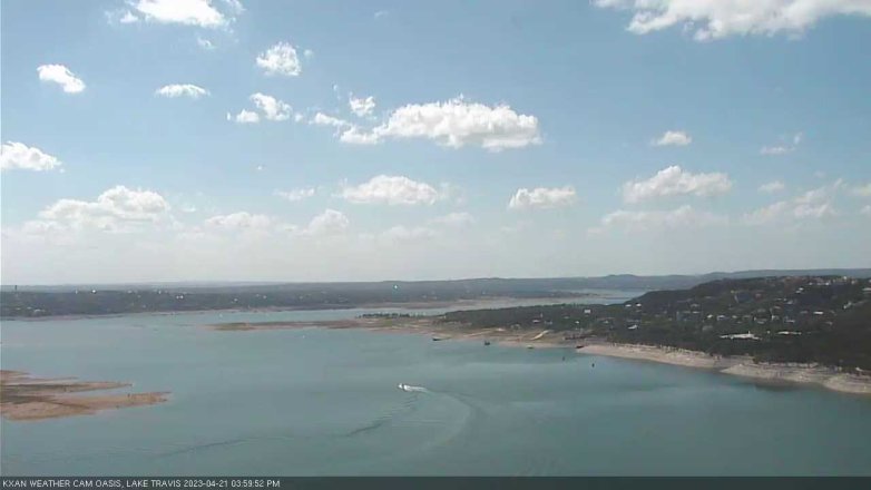 Lake Travis webcam, April 21, 2023 4:00 PM CT