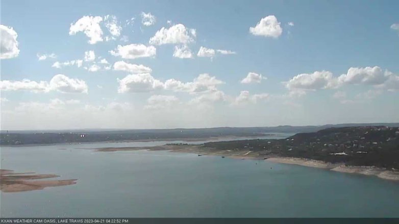 Lake Travis webcam, April 21, 2023 4:25 PM CT