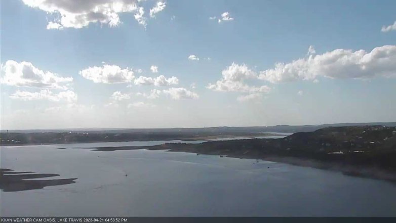 Lake Travis webcam, April 21, 2023 5:00 PM CT