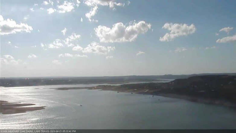 Lake Travis webcam, April 21, 2023 5:25 PM CT