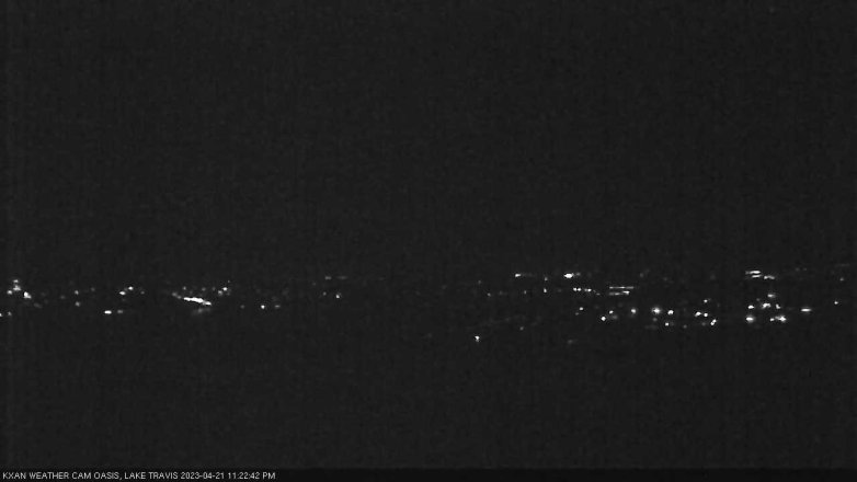Lake Travis webcam, April 21, 2023 11:25 PM CT
