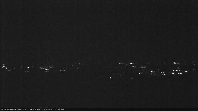 Lake Travis webcam, April 21, 2023 11:45 PM CT