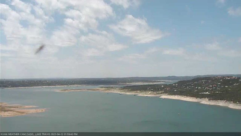 Lake Travis webcam, April 22, 2023 2:00 PM CT
