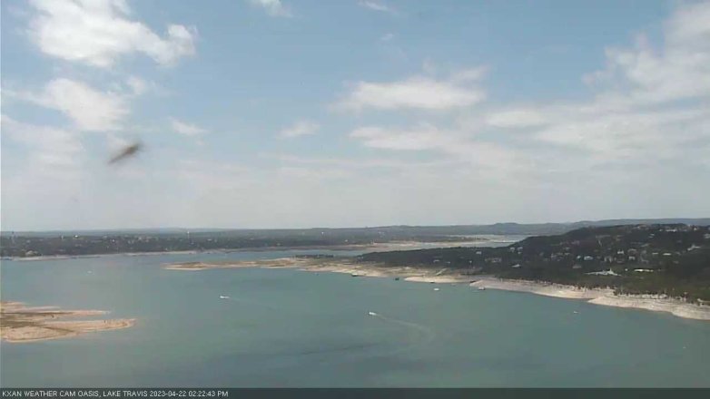 Lake Travis webcam, April 22, 2023 2:25 PM CT