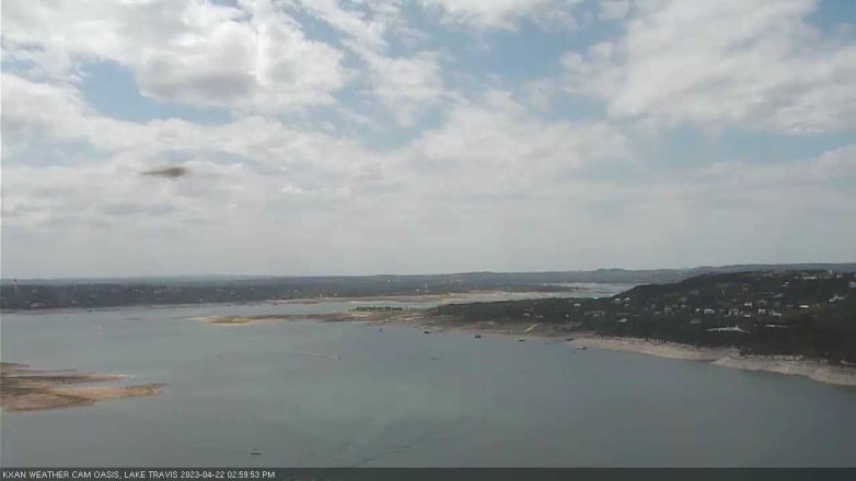 Lake Travis webcam, April 22, 2023 3:00 PM CT