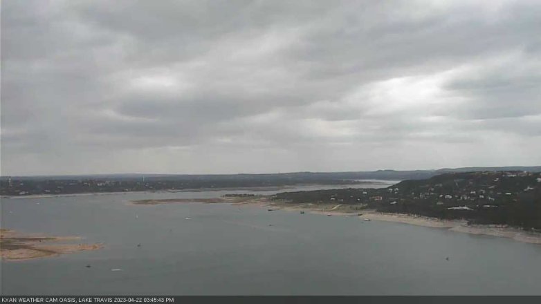 Lake Travis webcam, April 22, 2023 3:45 PM CT