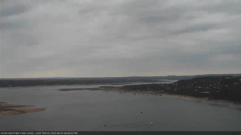Lake Travis webcam, April 22, 2023 4:45 PM CT