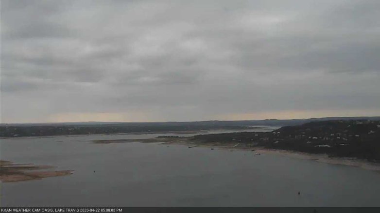 Lake Travis webcam, April 22, 2023 5:00 PM CT