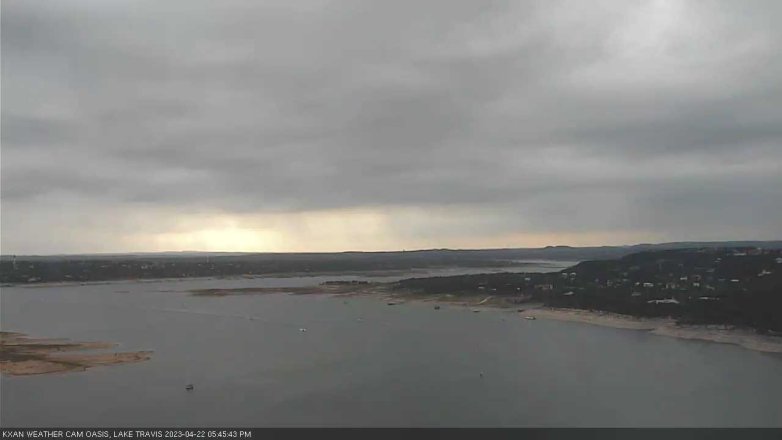 Lake Travis webcam, April 22, 2023 5:45 PM CT