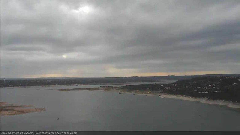 Lake Travis webcam, April 22, 2023 6:25 PM CT