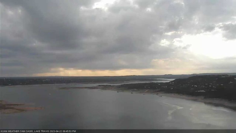 Lake Travis webcam, April 22, 2023 6:45 PM CT