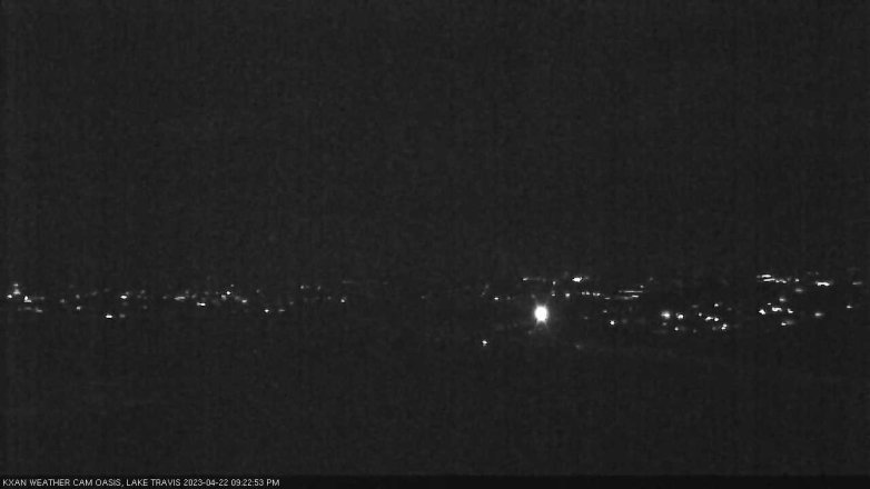 Lake Travis webcam, April 22, 2023 9:25 PM CT