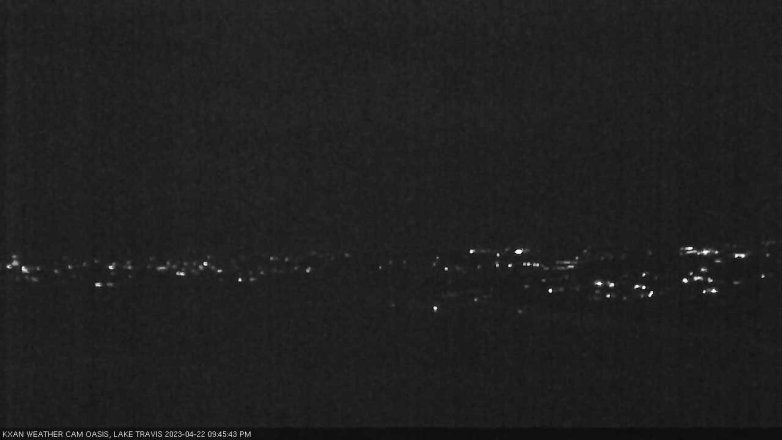 Lake Travis webcam, April 22, 2023 9:45 PM CT