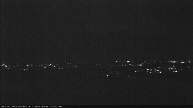 Lake Travis webcam, April 22, 2023 10:25 PM CT