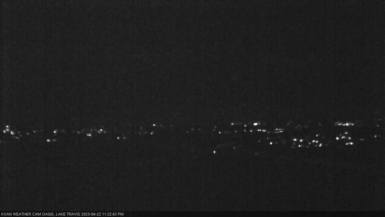 Lake Travis webcam, April 22, 2023 11:25 PM CT