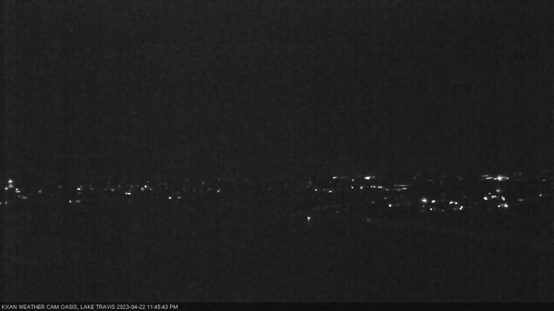 Lake Travis webcam, April 22, 2023 11:45 PM CT