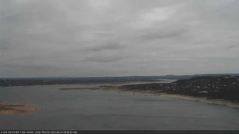 Lake Travis webcam, April 23, 2023 9:00 AM CT