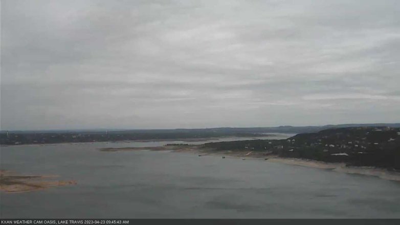 Lake Travis webcam, April 23, 2023 9:45 AM CT
