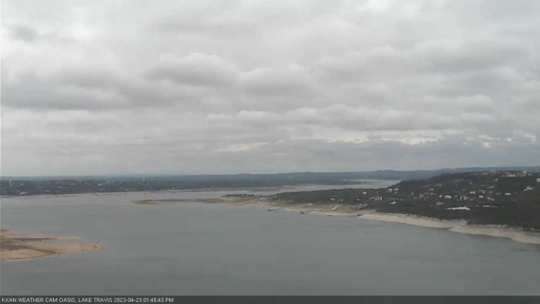 Lake Travis webcam, April 23, 2023 1:45 PM CT