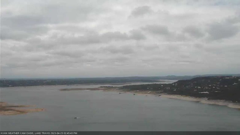 Lake Travis webcam, April 23, 2023 2:45 PM CT