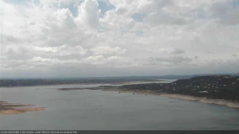 Lake Travis webcam, April 23, 2023 3:45 PM CT