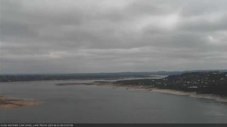 Lake Travis webcam, April 23, 2023 6:25 PM CT