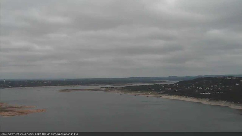Lake Travis webcam, April 23, 2023 6:45 PM CT
