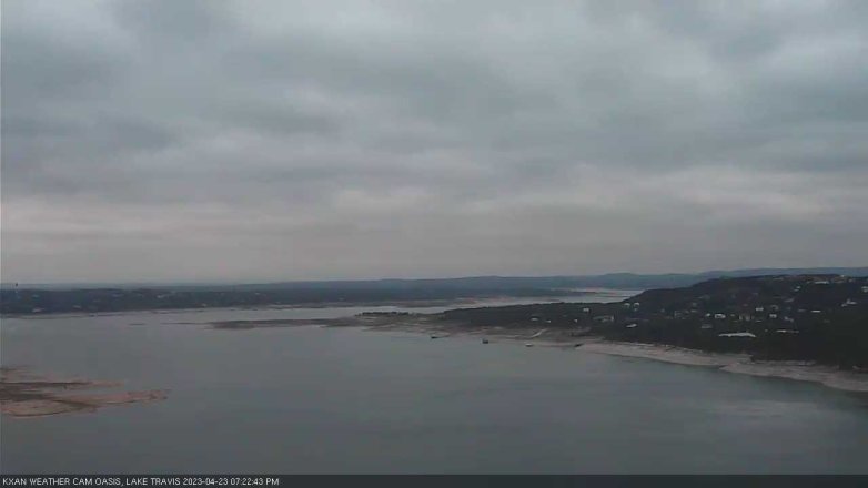 Lake Travis webcam, April 23, 2023 7:25 PM CT