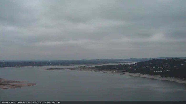 Lake Travis webcam, April 23, 2023 7:45 PM CT