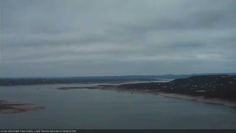 Lake Travis webcam, April 23, 2023 8:00 PM CT
