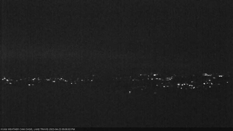 Lake Travis webcam, April 23, 2023 9:00 PM CT