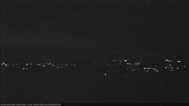 Lake Travis webcam, April 23, 2023 9:45 PM CT