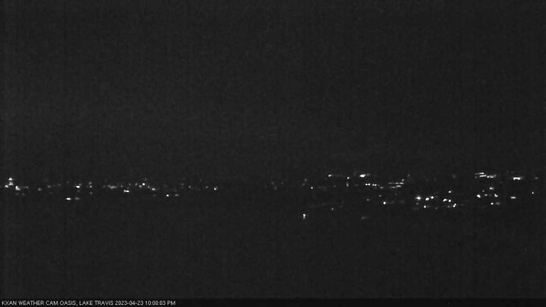 Lake Travis webcam, April 23, 2023 10:00 PM CT