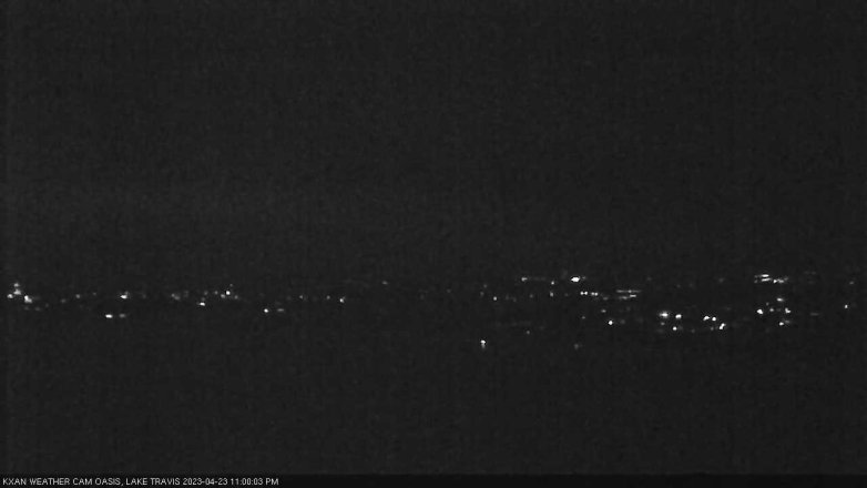 Lake Travis webcam, April 23, 2023 11:00 PM CT