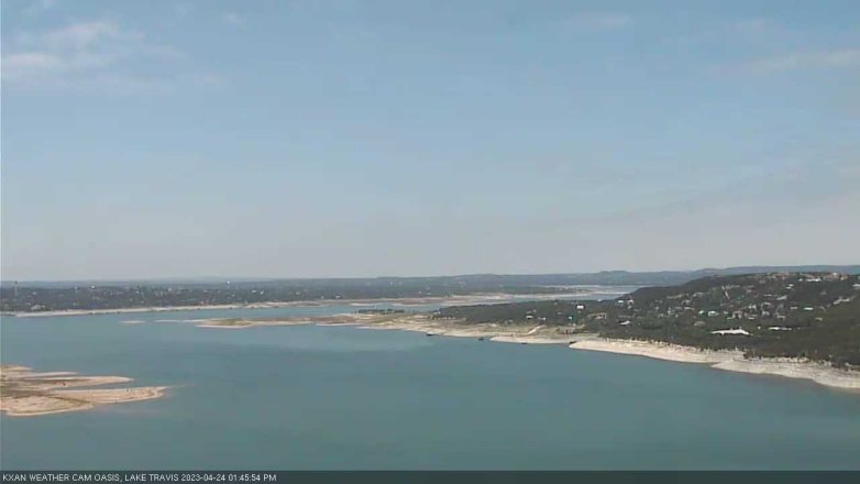 Lake Travis webcam, April 24, 2023 1:45 PM CT