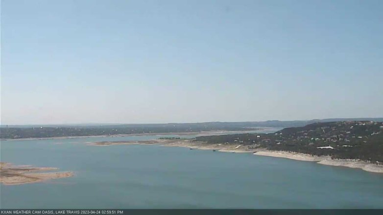 Lake Travis webcam, April 24, 2023 3:00 PM CT