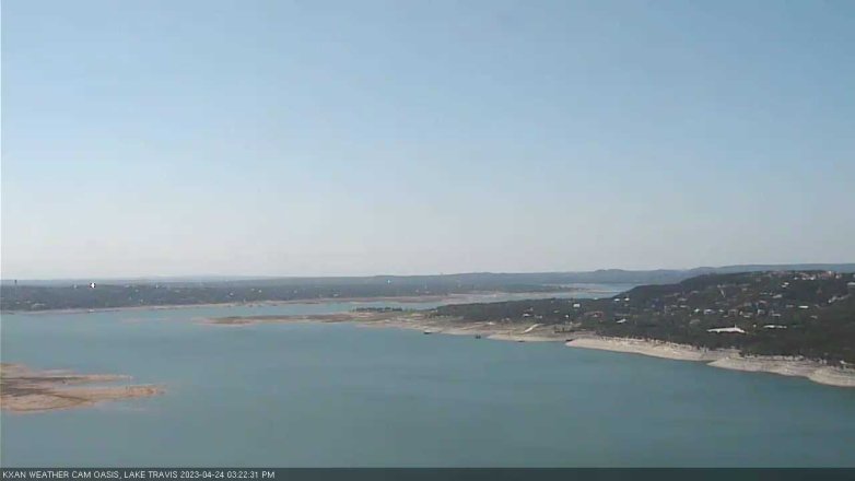 Lake Travis webcam, April 24, 2023 3:25 PM CT