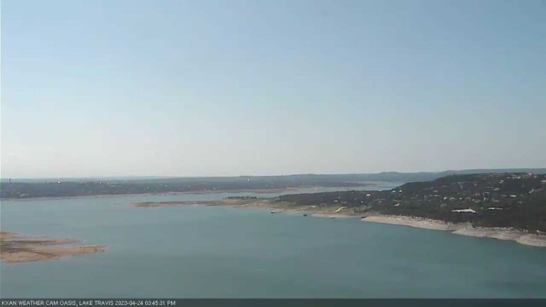 Lake Travis webcam, April 24, 2023 3:45 PM CT