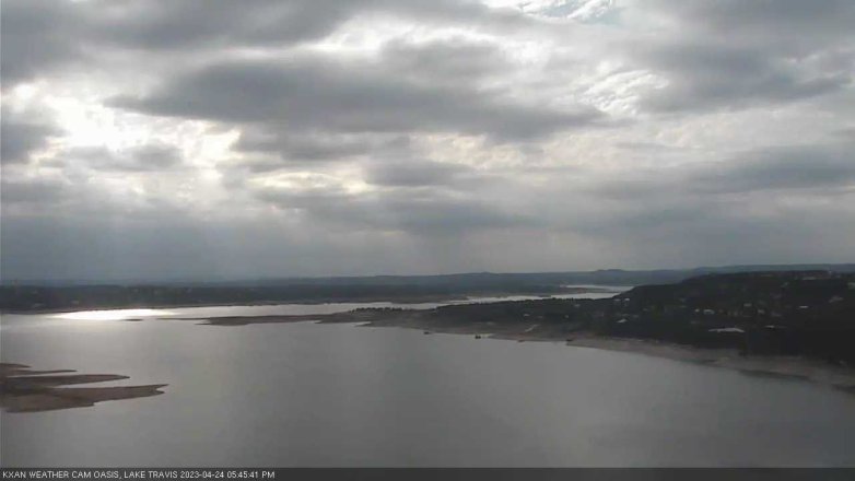 Lake Travis webcam, April 24, 2023 5:45 PM CT