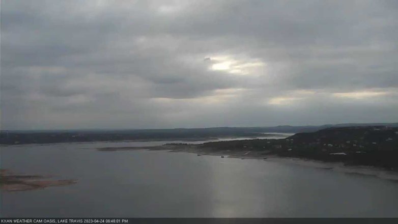 Lake Travis webcam, April 24, 2023 6:45 PM CT