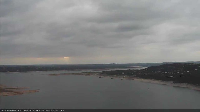 Lake Travis webcam, April 24, 2023 7:00 PM CT