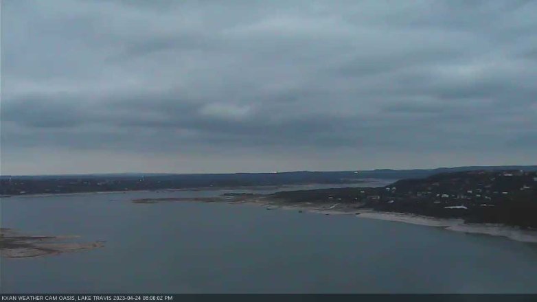 Lake Travis webcam, April 24, 2023 8:00 PM CT