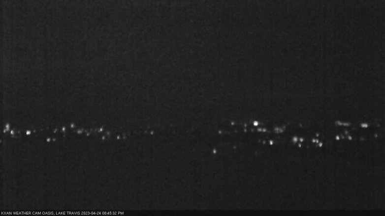Lake Travis webcam, April 24, 2023 8:45 PM CT