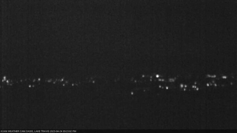 Lake Travis webcam, April 24, 2023 9:25 PM CT