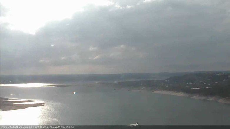 Lake Travis webcam, April 25, 2023 5:45 PM CT