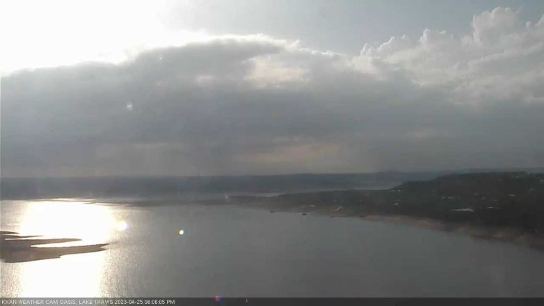 Lake Travis webcam, April 25, 2023 6:00 PM CT