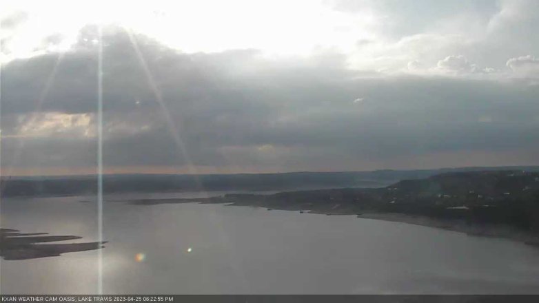 Lake Travis webcam, April 25, 2023 6:25 PM CT