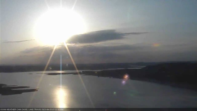 Lake Travis webcam, April 25, 2023 7:25 PM CT