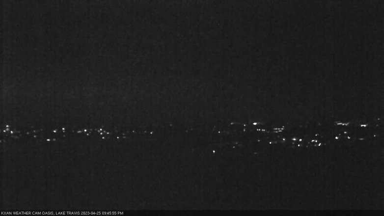 Lake Travis webcam, April 25, 2023 9:45 PM CT